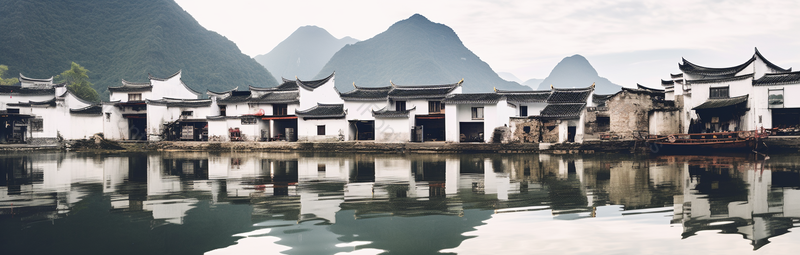 中国风群山古村全景,高清,摄影图,摄影图片,图片大全,摄影图免费下载